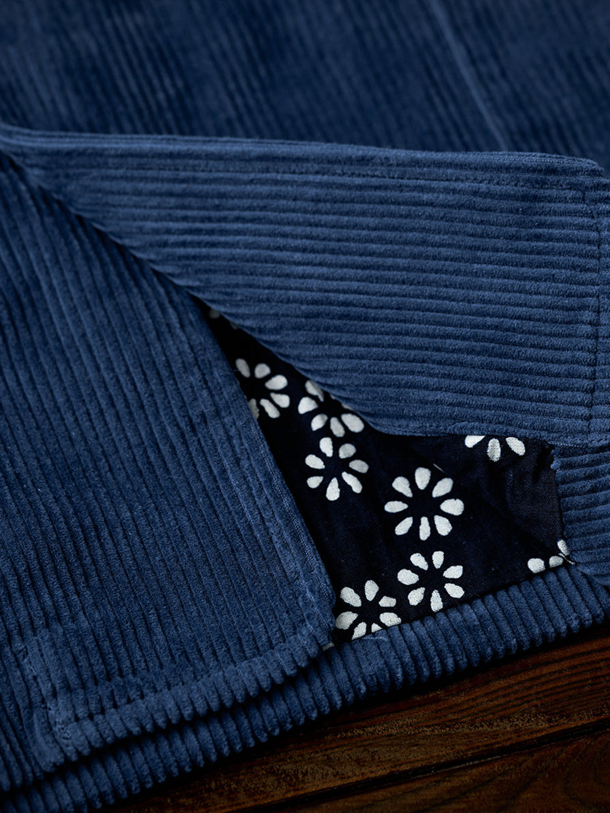Vintage Corduroy Indigo-Dyed Work Jacket
