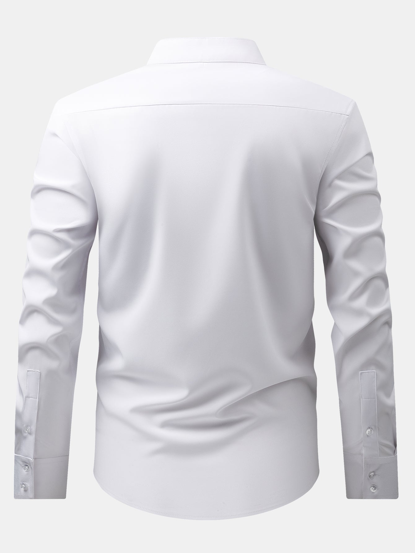 Raised-Collar Shirt & Slim-Fit Tapered Trousers