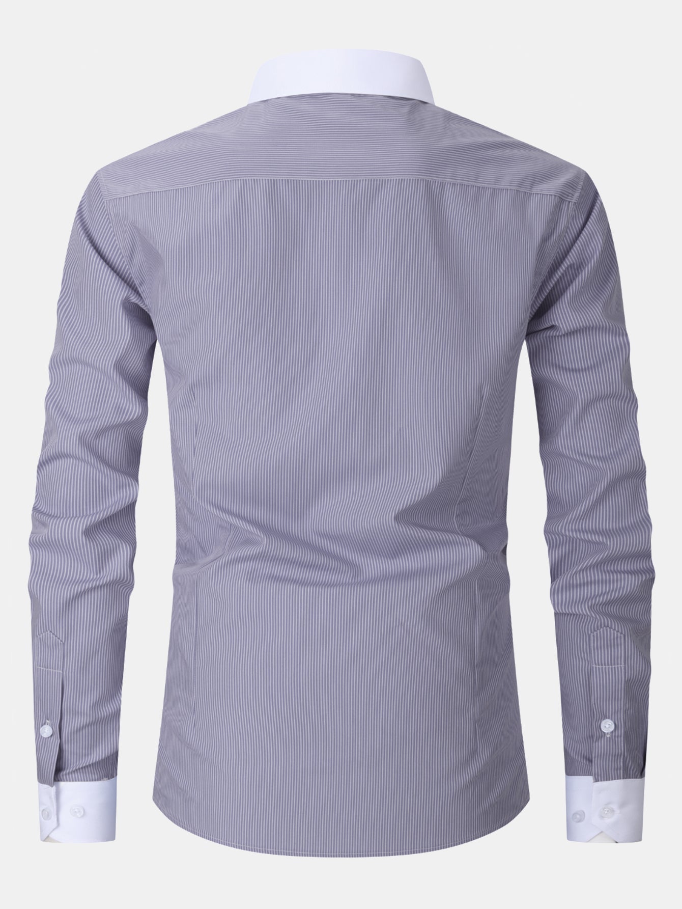 Shirt with a Contrast Collar