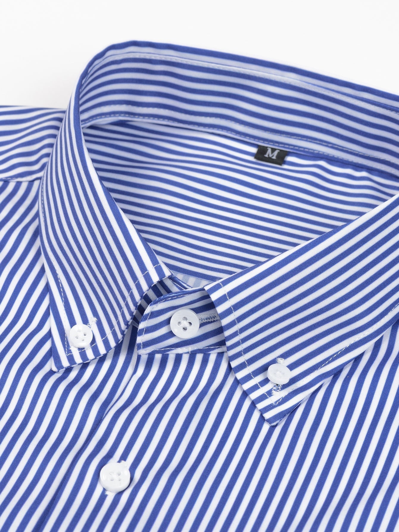 Long-Sleeve Striped Button-Down Shirt