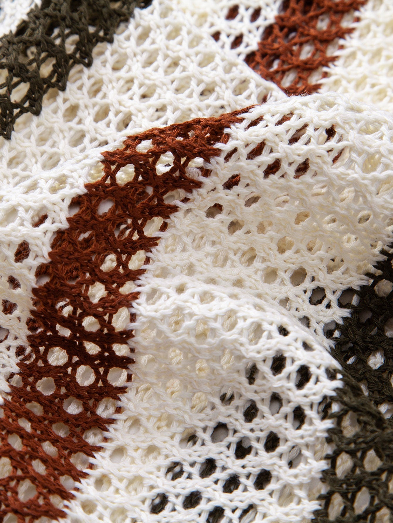 Crochet Polo & Straight-Leg Linen Trousers