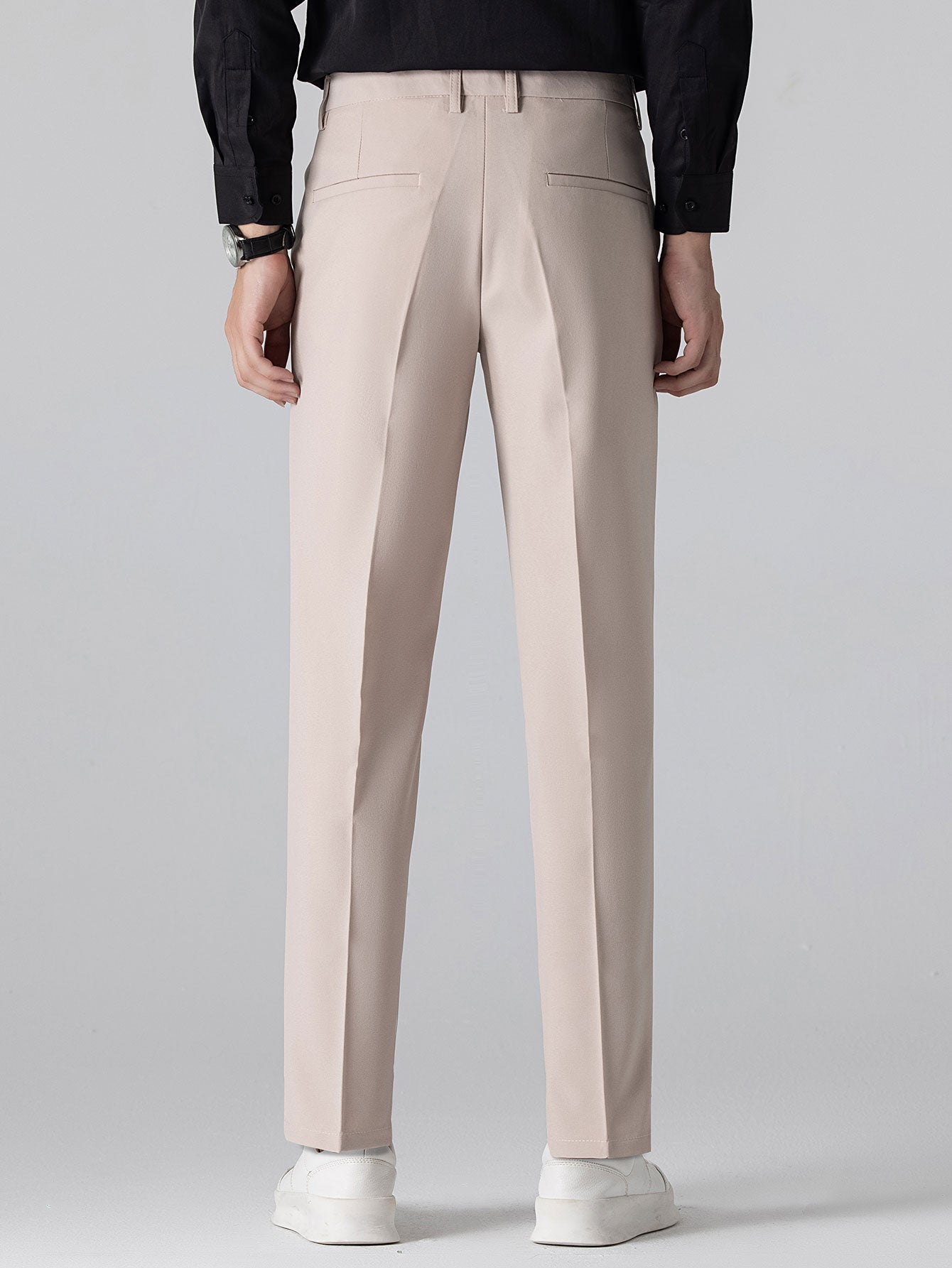 Geometric Jacquard Polo and Slim-Fit Tapered Trousers