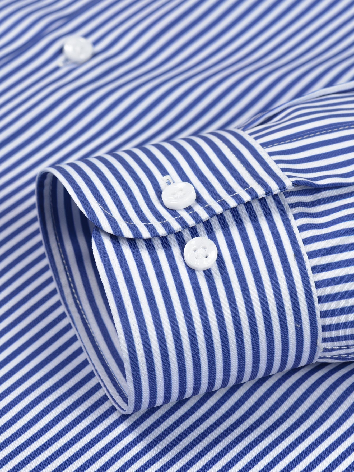 Long-Sleeve Striped Button-Down Shirt