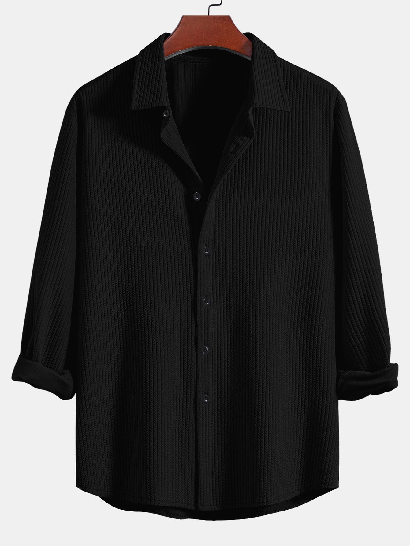 Texture Shirt & Trousers Set