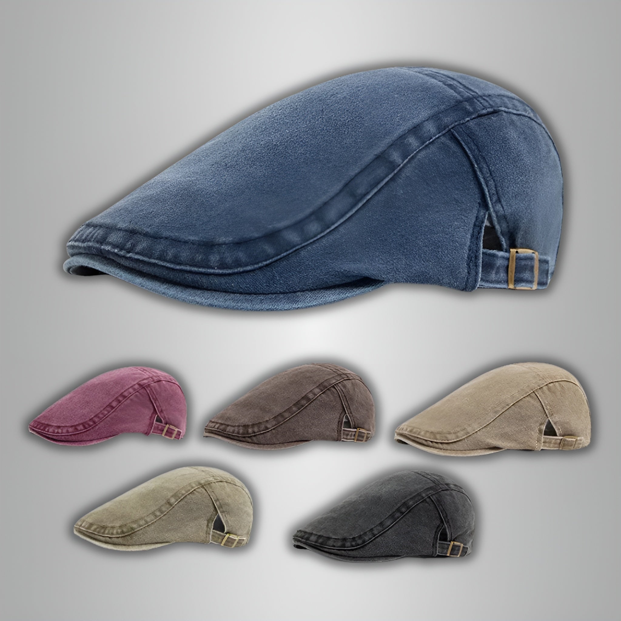 Denim Flat Cap | Effortlessly Stylish Cap