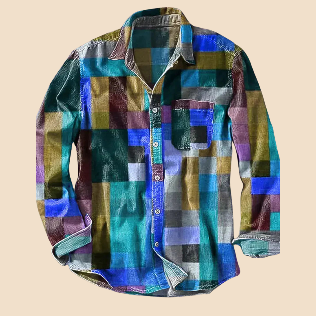 Brighton™| Retro Colour Block Shirt
