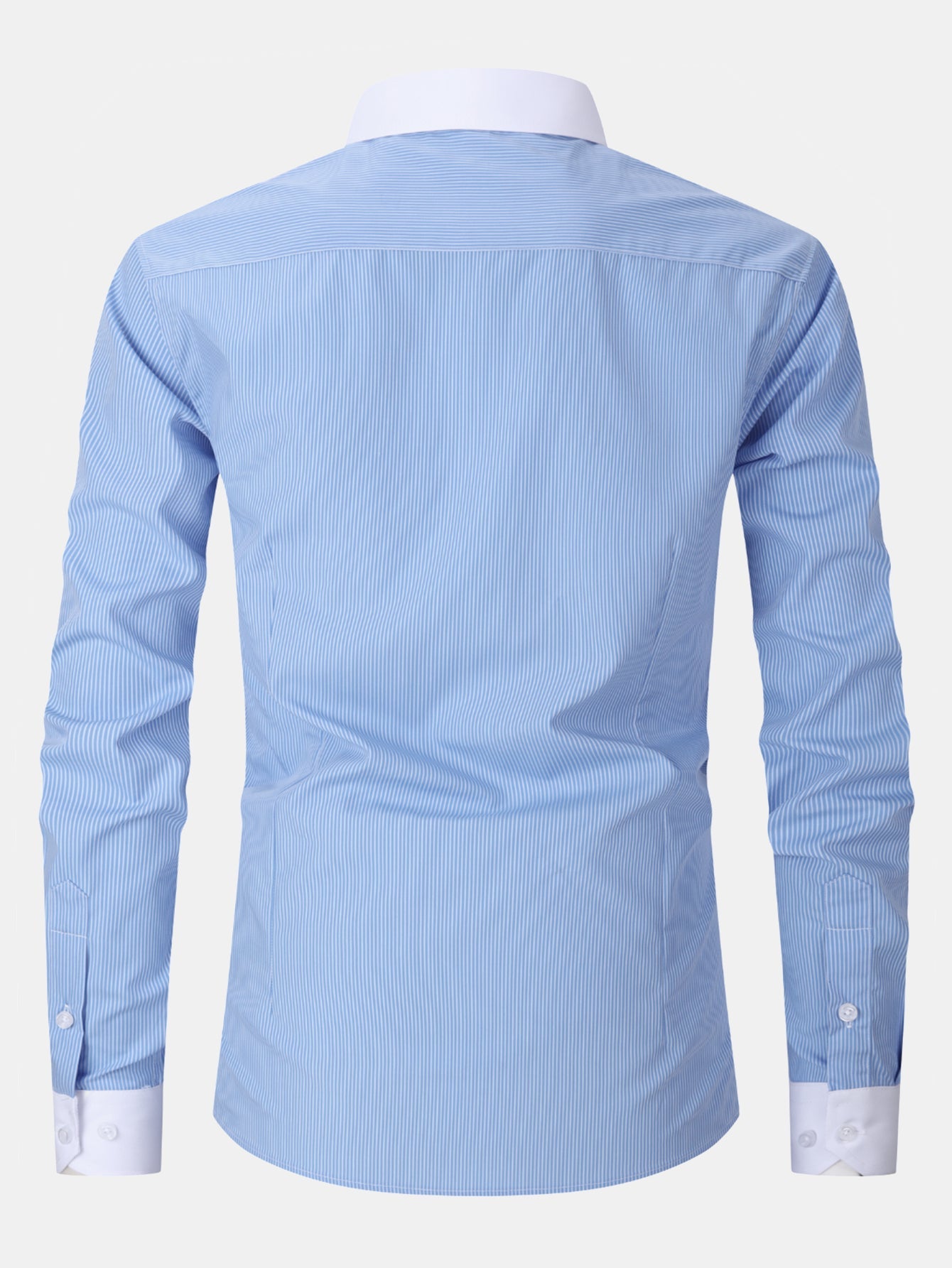Shirt with a Contrast Collar