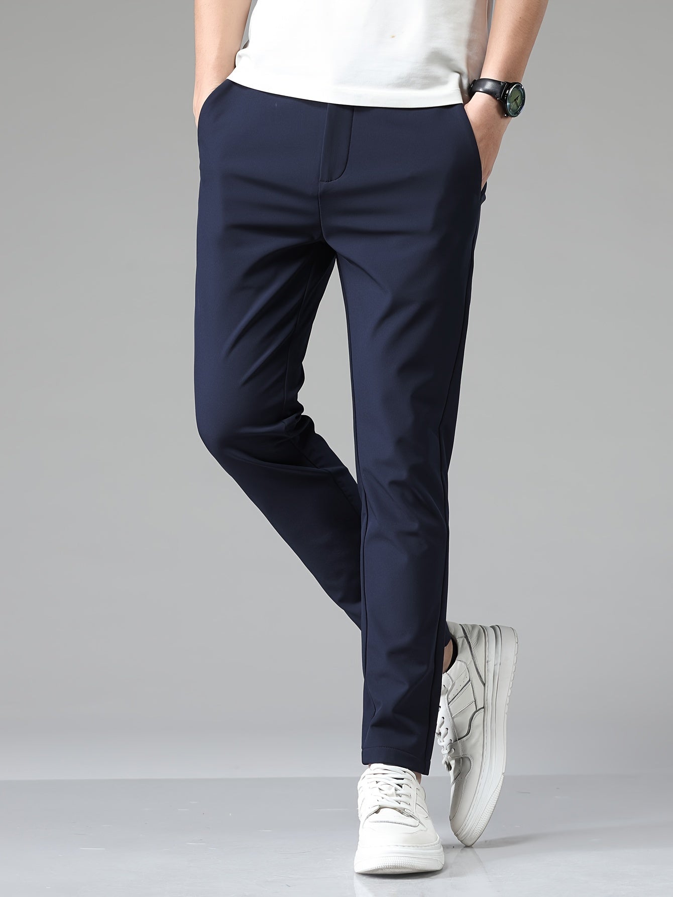 Tailored Slim Fit Business Trousers