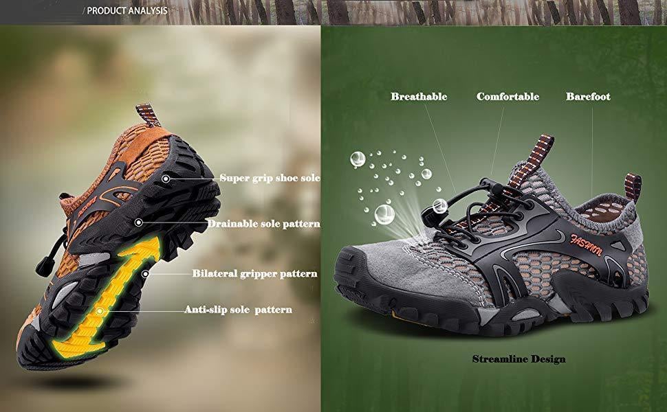 Men's Breathable Mesh No-Slip & Universal Barefoot Shoes