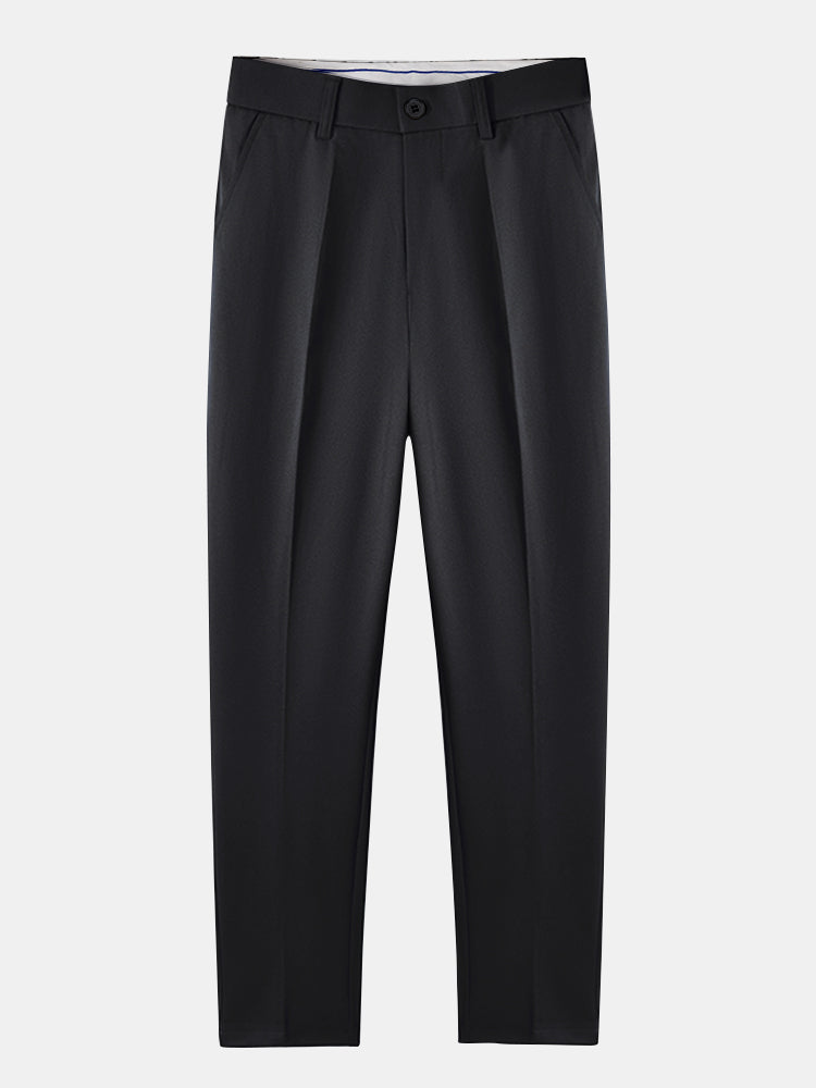 Geometric Jacquard Polo and Slim-Fit Tapered Trousers