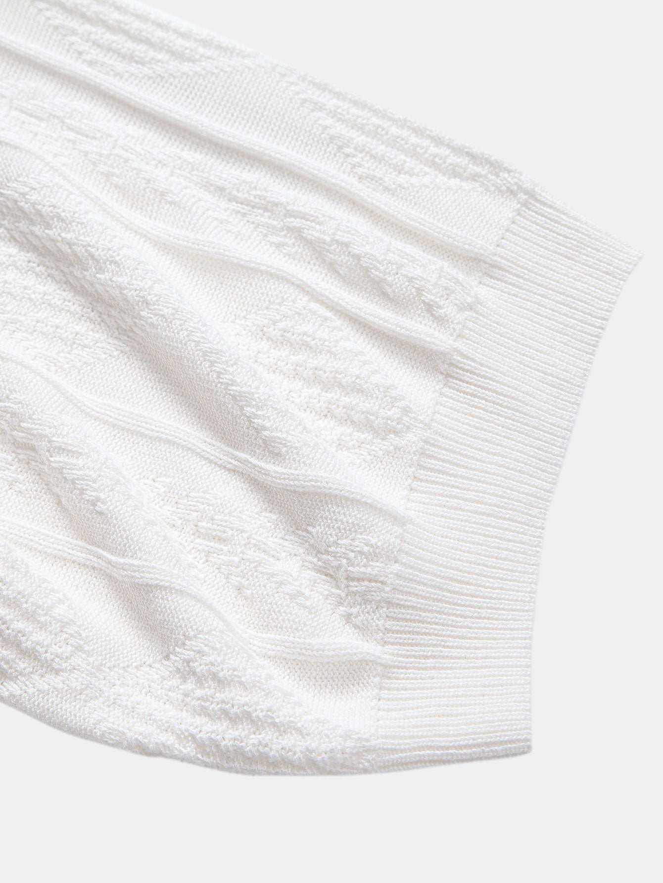 Geometric Jacquard Polo and Slim-Fit Tapered Trousers