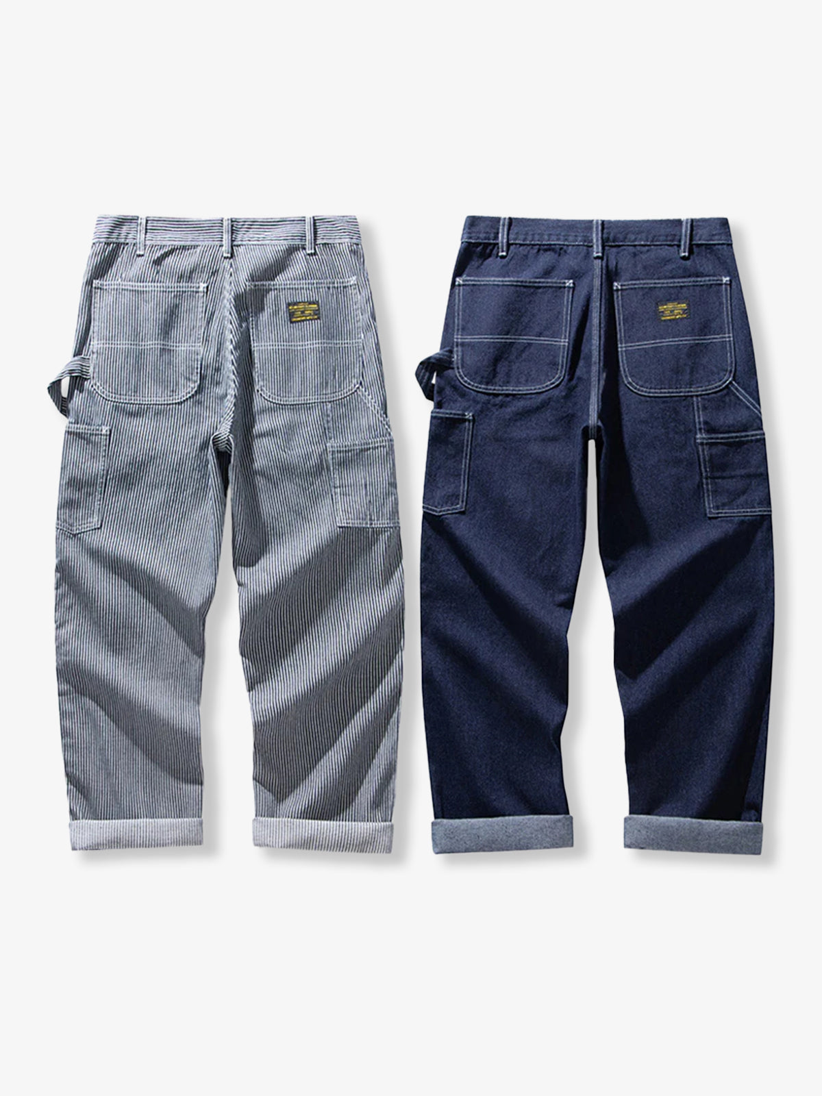 Wabash Stripe Work Denim Pants
