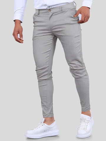 Noa Stretch Chino - Light Grey