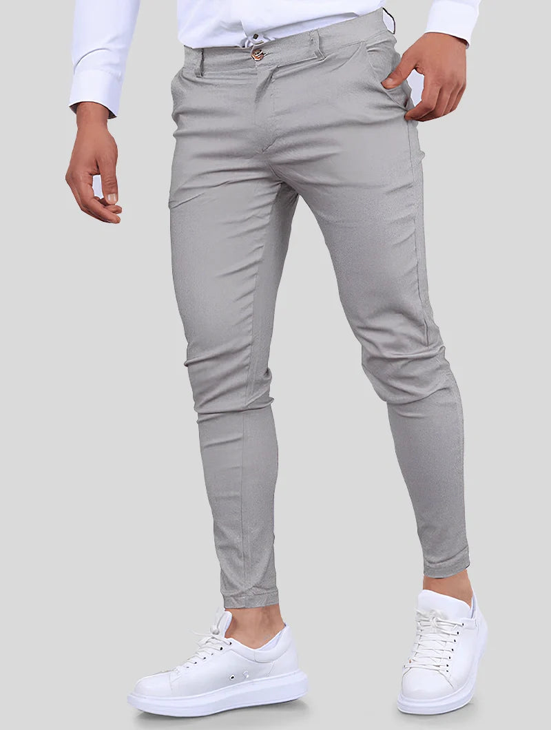 Noa Stretch Chino - Light Grey