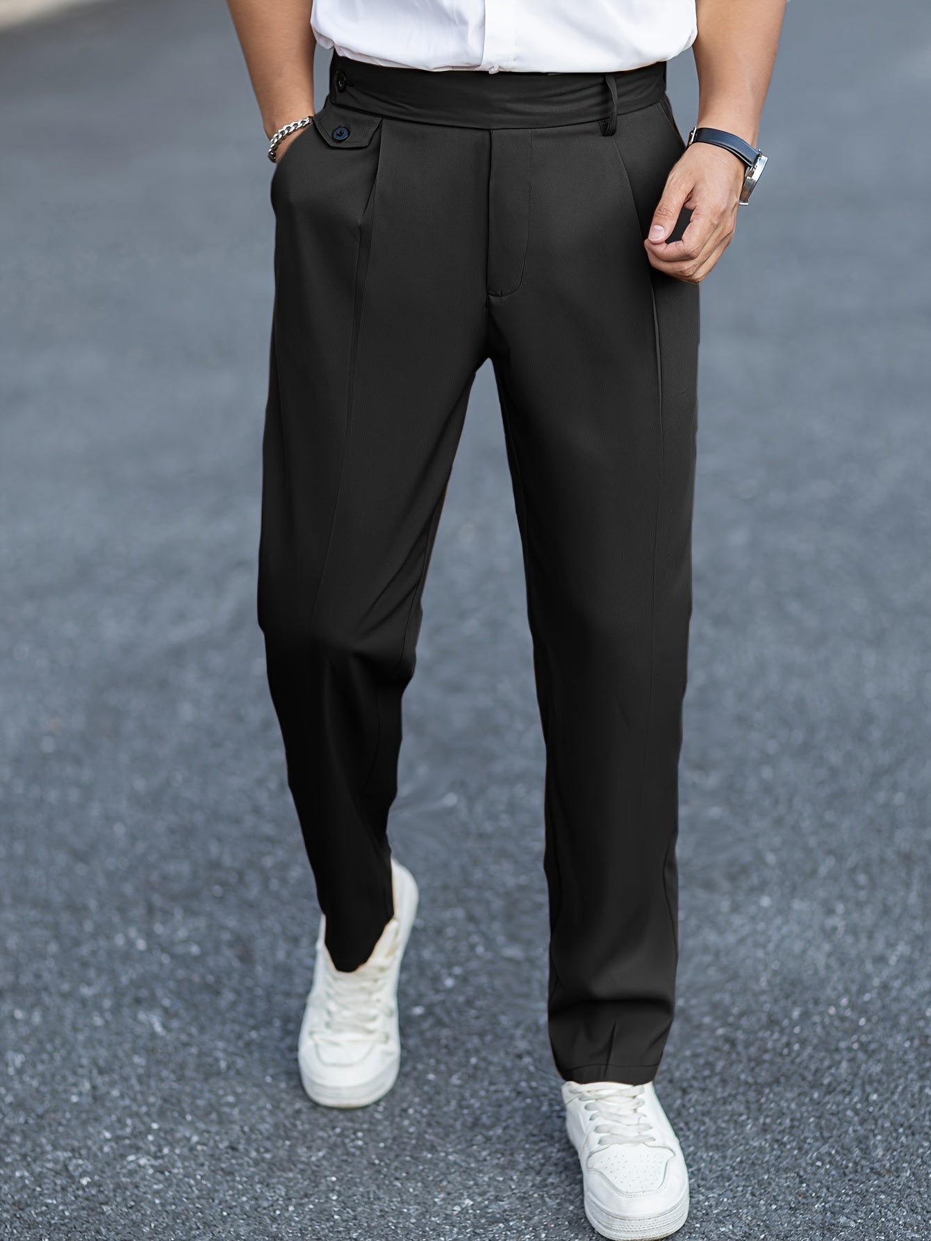 Retro Relaxed Fit Trousers