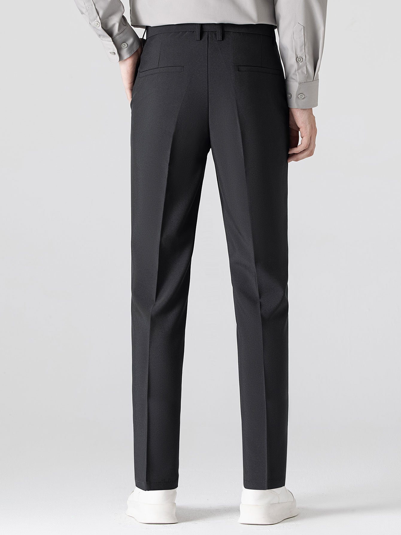 Geometric Jacquard Polo and Slim-Fit Tapered Trousers