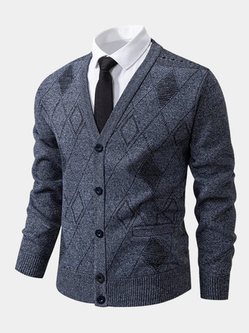 Cambridge™ | Men’s Refined Knitted Cardigan