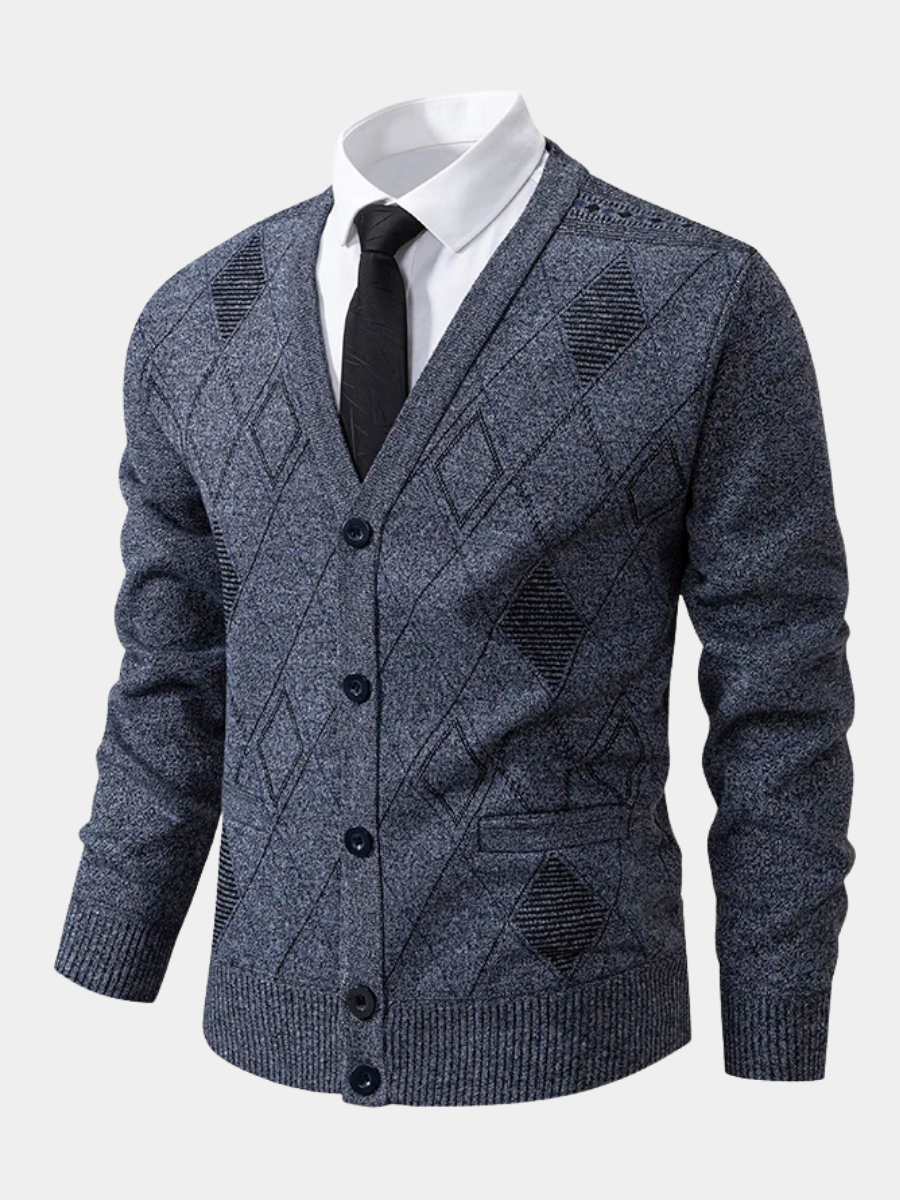 Cambridge™ | Men’s Refined Knitted Cardigan