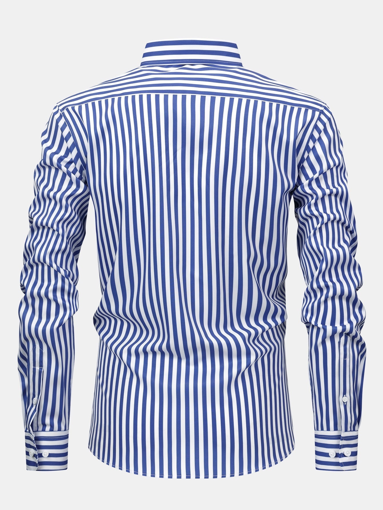 Long-Sleeve Striped Button-Front Shirt & Slim-Fit Tapered Trousers