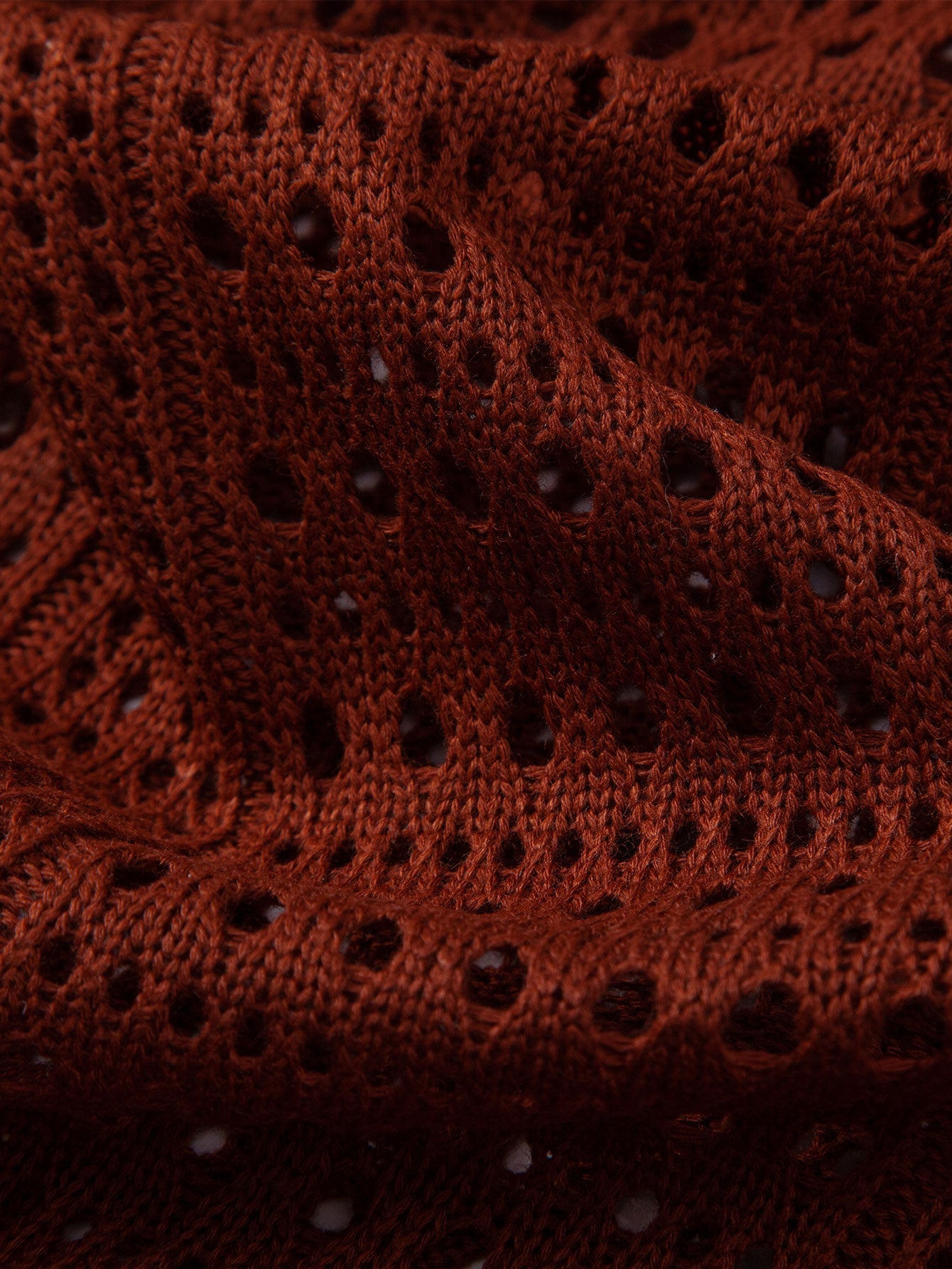 Crochet V-Neck Polo & Straight-Leg Linen Trousers