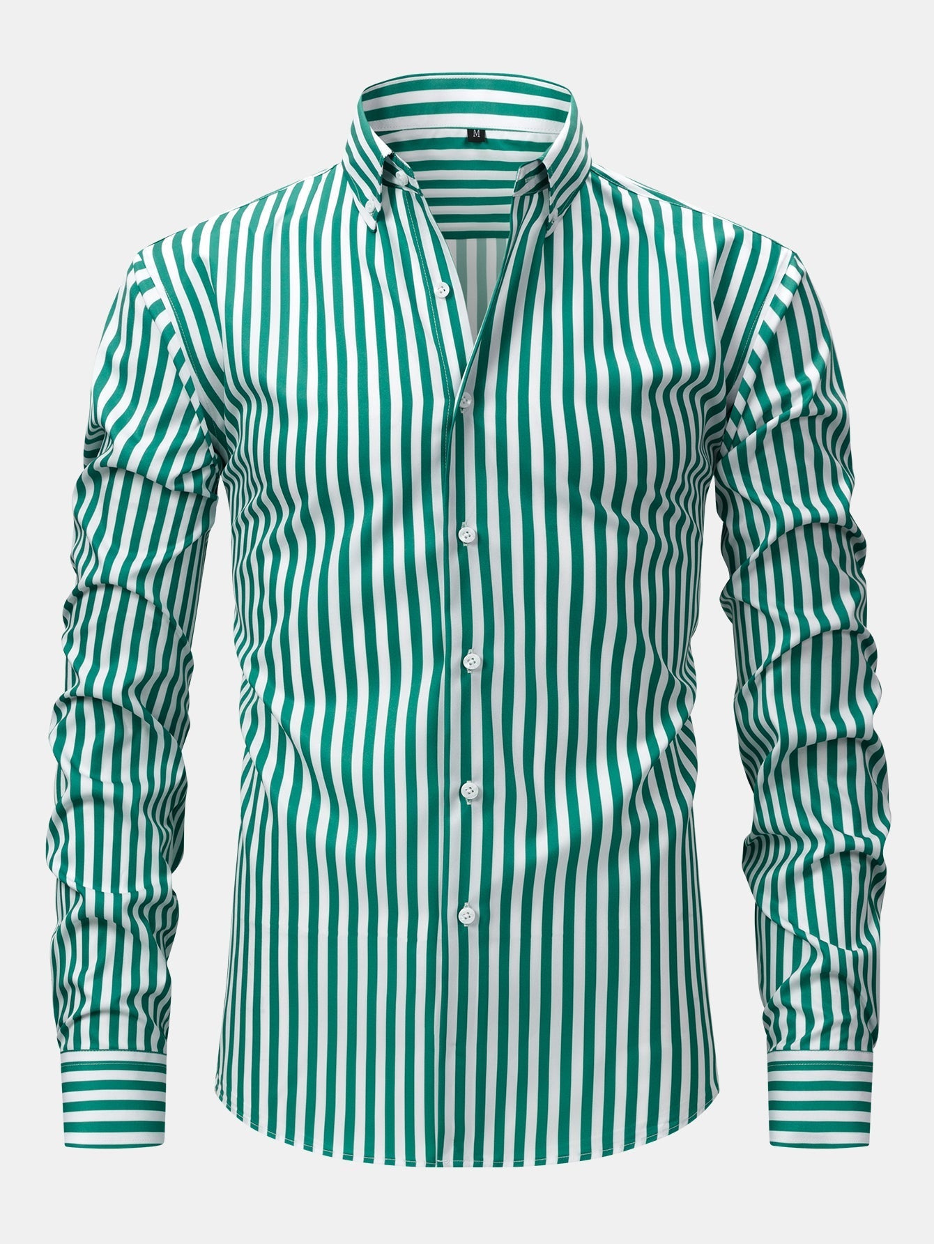 Long-Sleeve Striped Button-Front Shirt & Slim-Fit Tapered Trousers