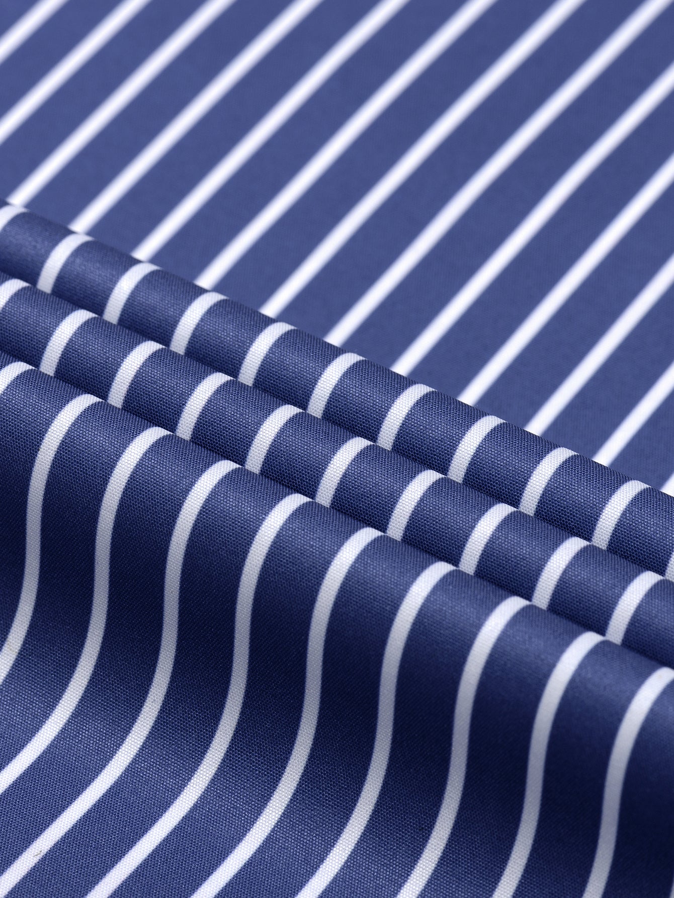 Long-Sleeve Striped Button-Up Shirt