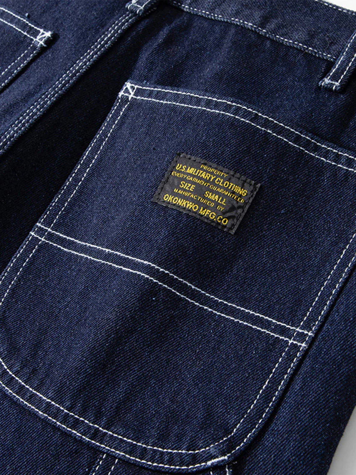 Wabash Stripe Work Denim Pants