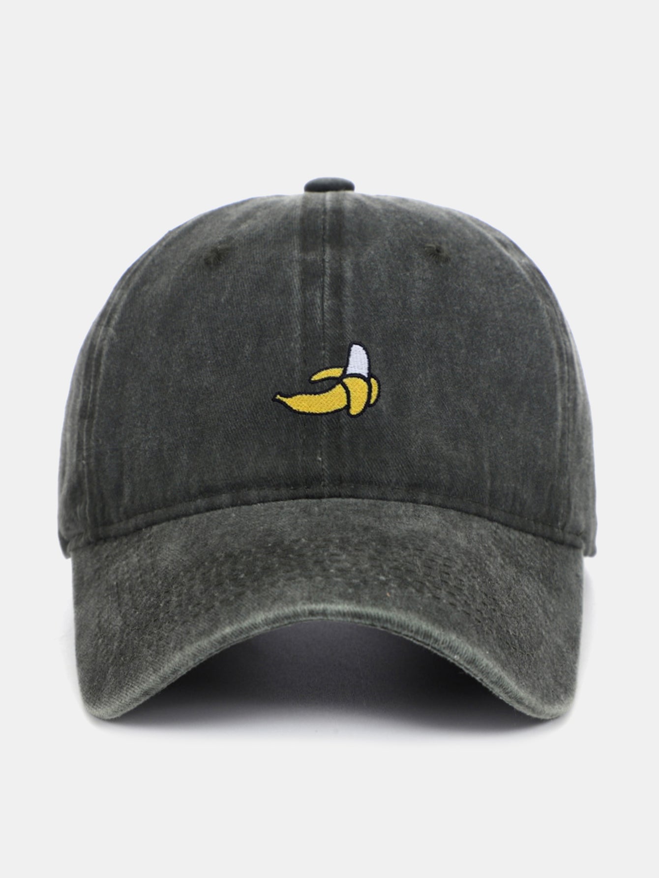Banana-Embroidered Baseball Cap