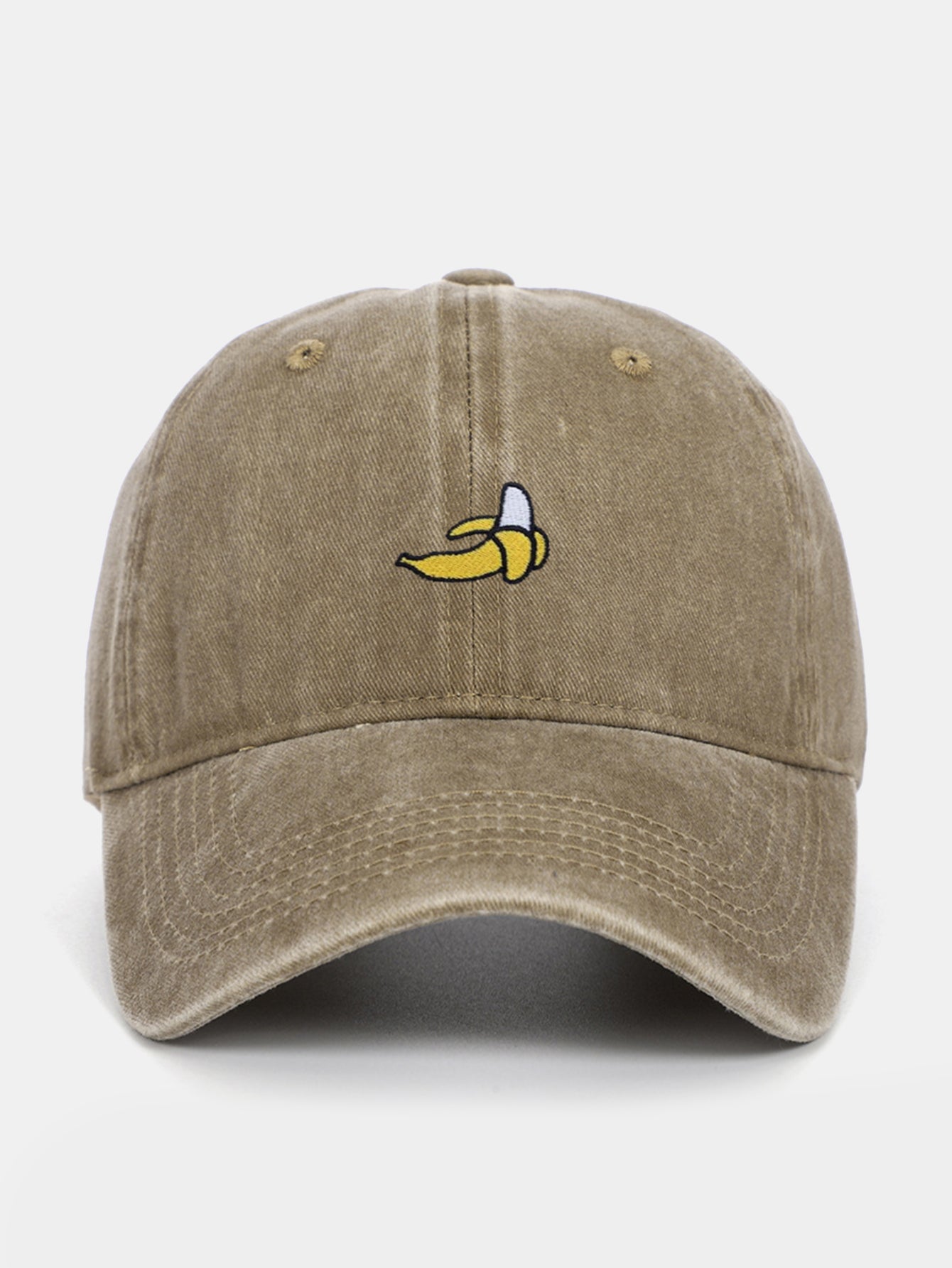 Banana-Embroidered Baseball Cap