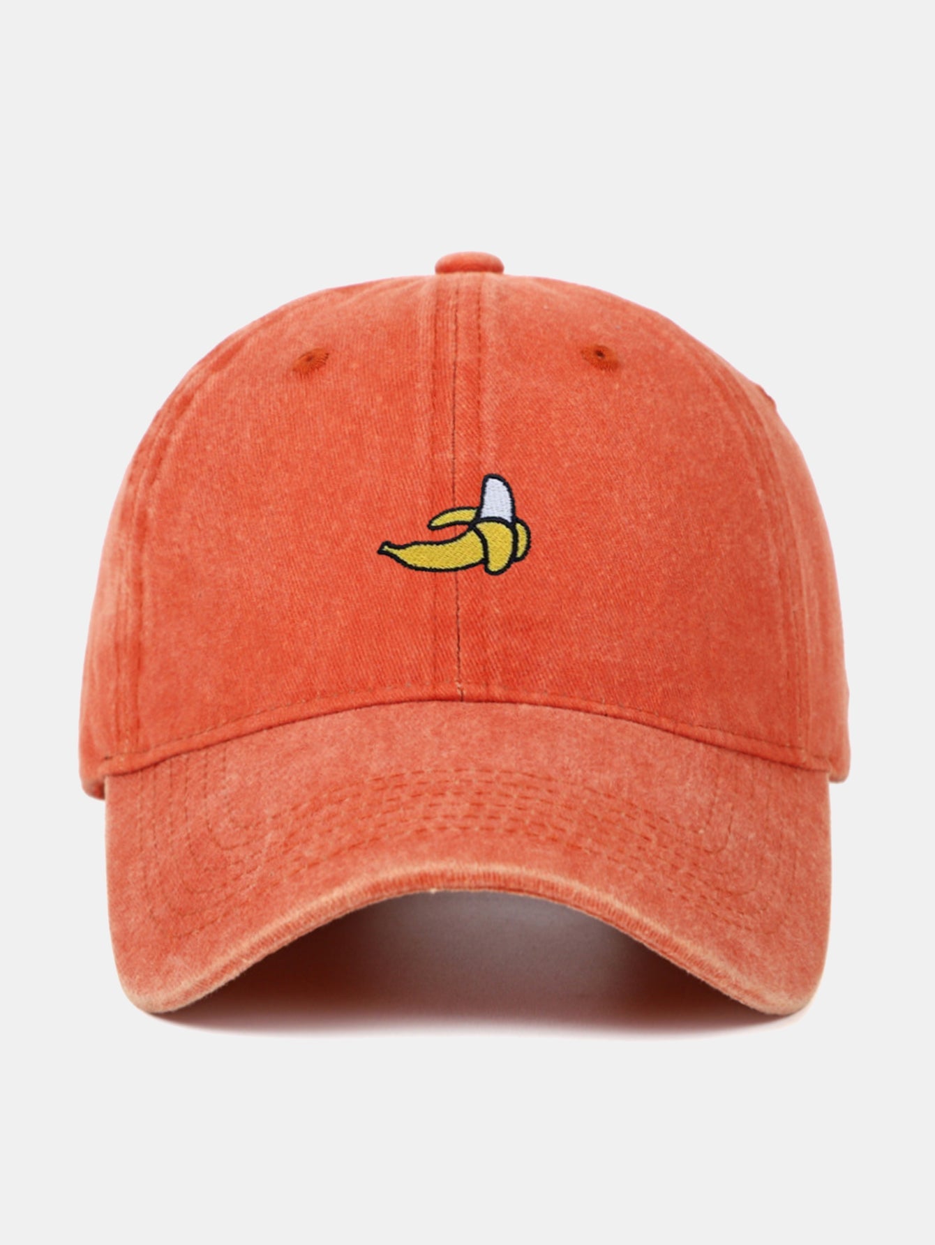 Banana-Embroidered Baseball Cap