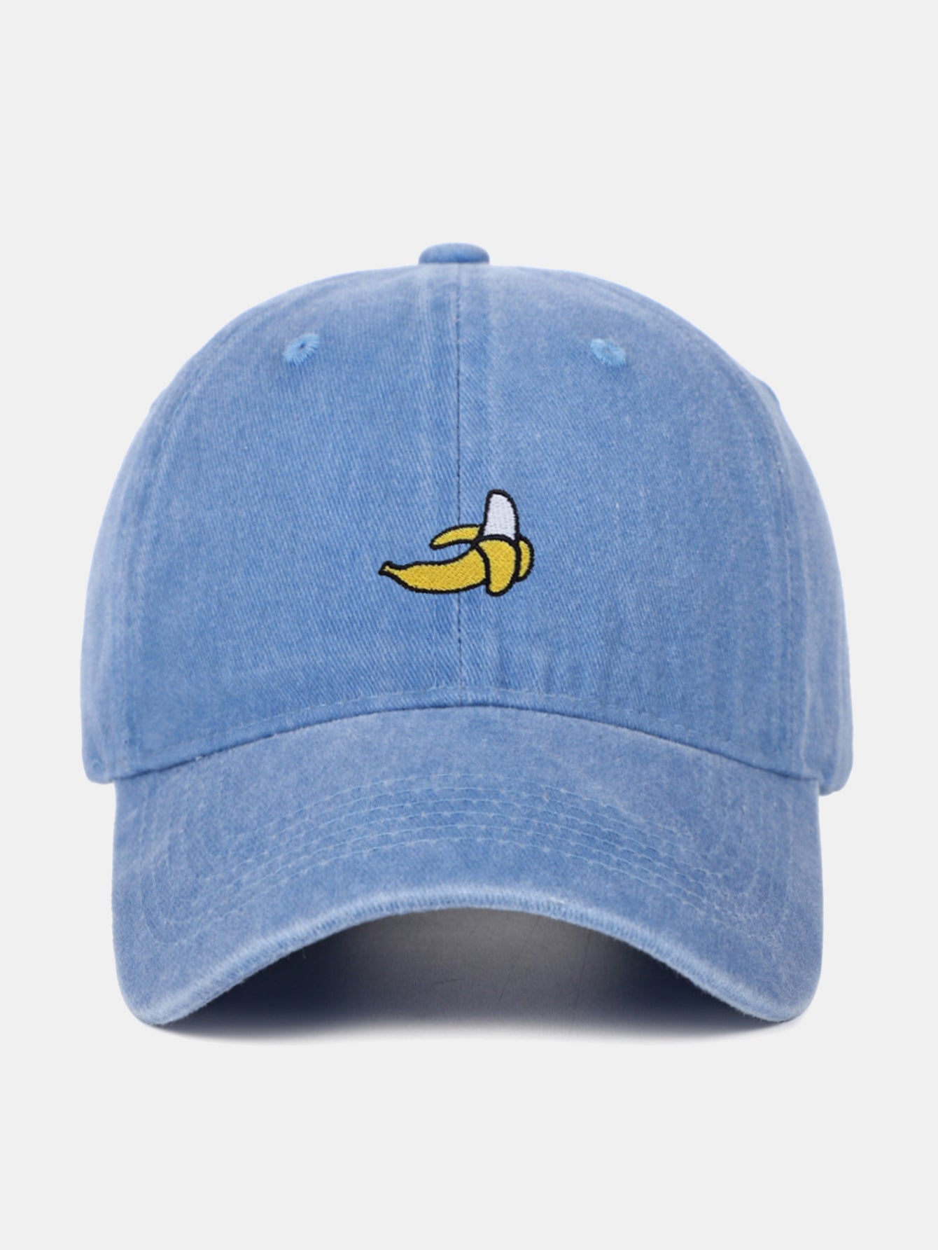 Banana-Embroidered Baseball Cap
