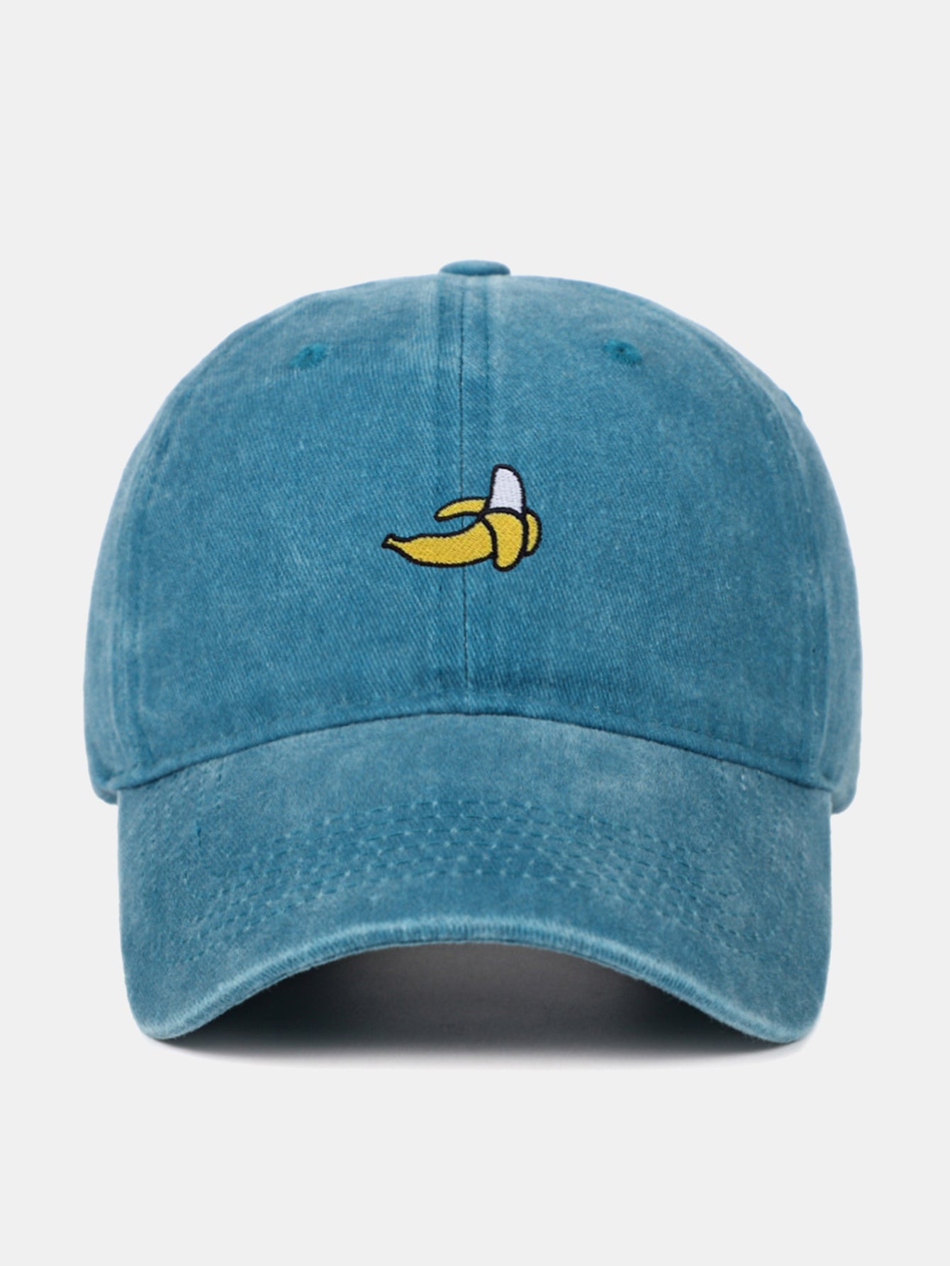 Banana-Embroidered Baseball Cap