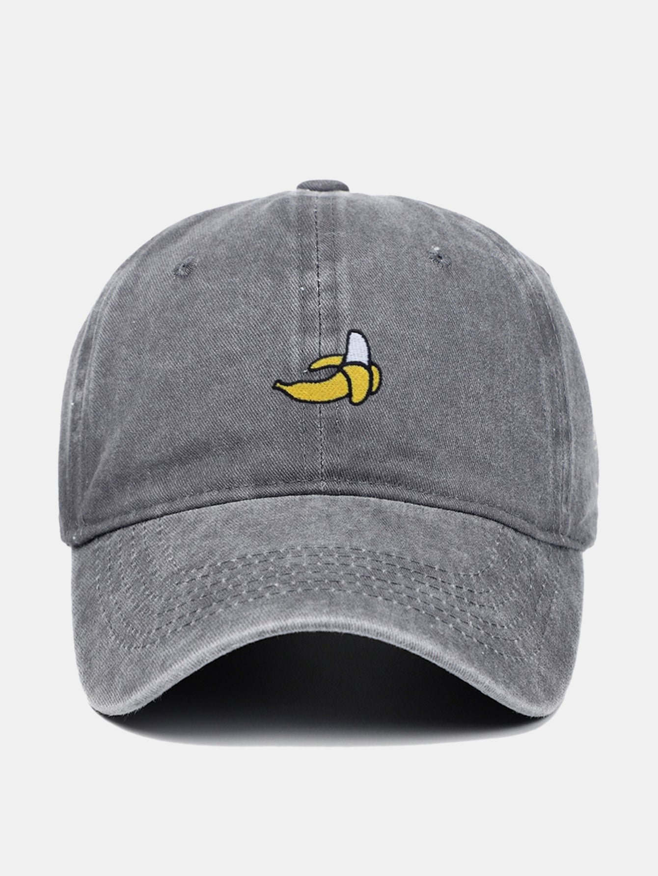 Banana-Embroidered Baseball Cap