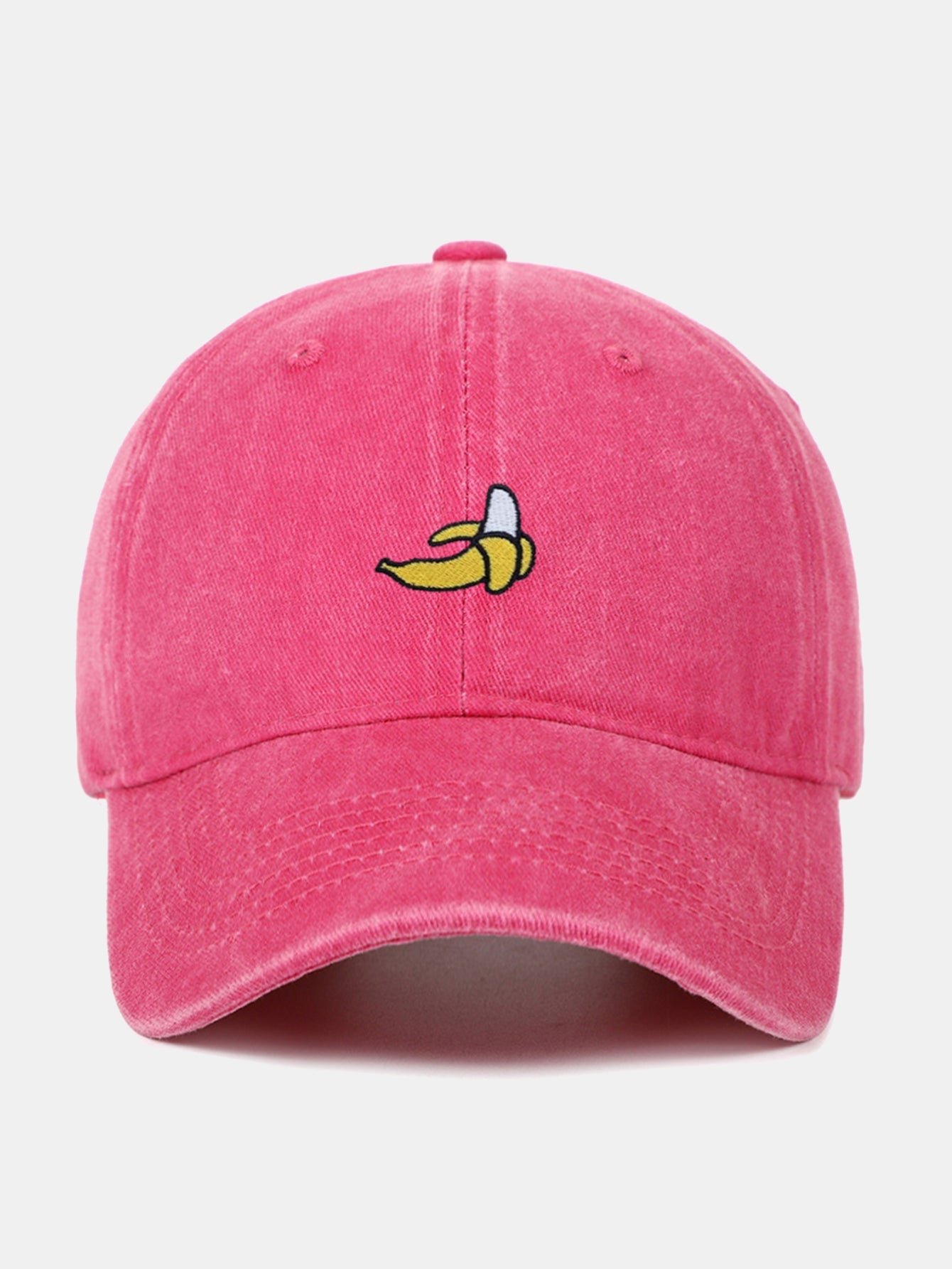 Banana-Embroidered Baseball Cap