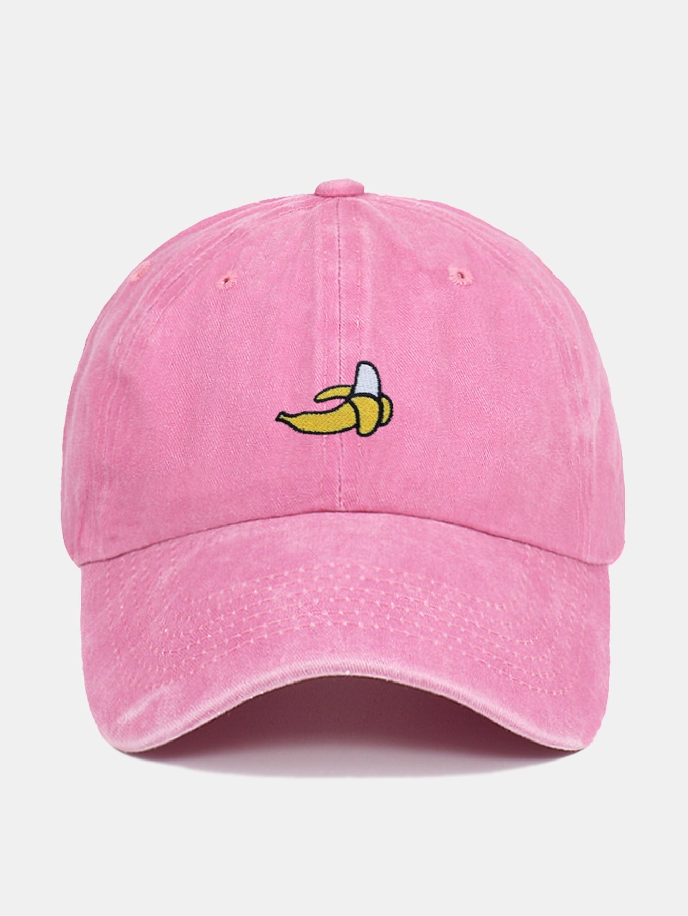 Banana-Embroidered Baseball Cap