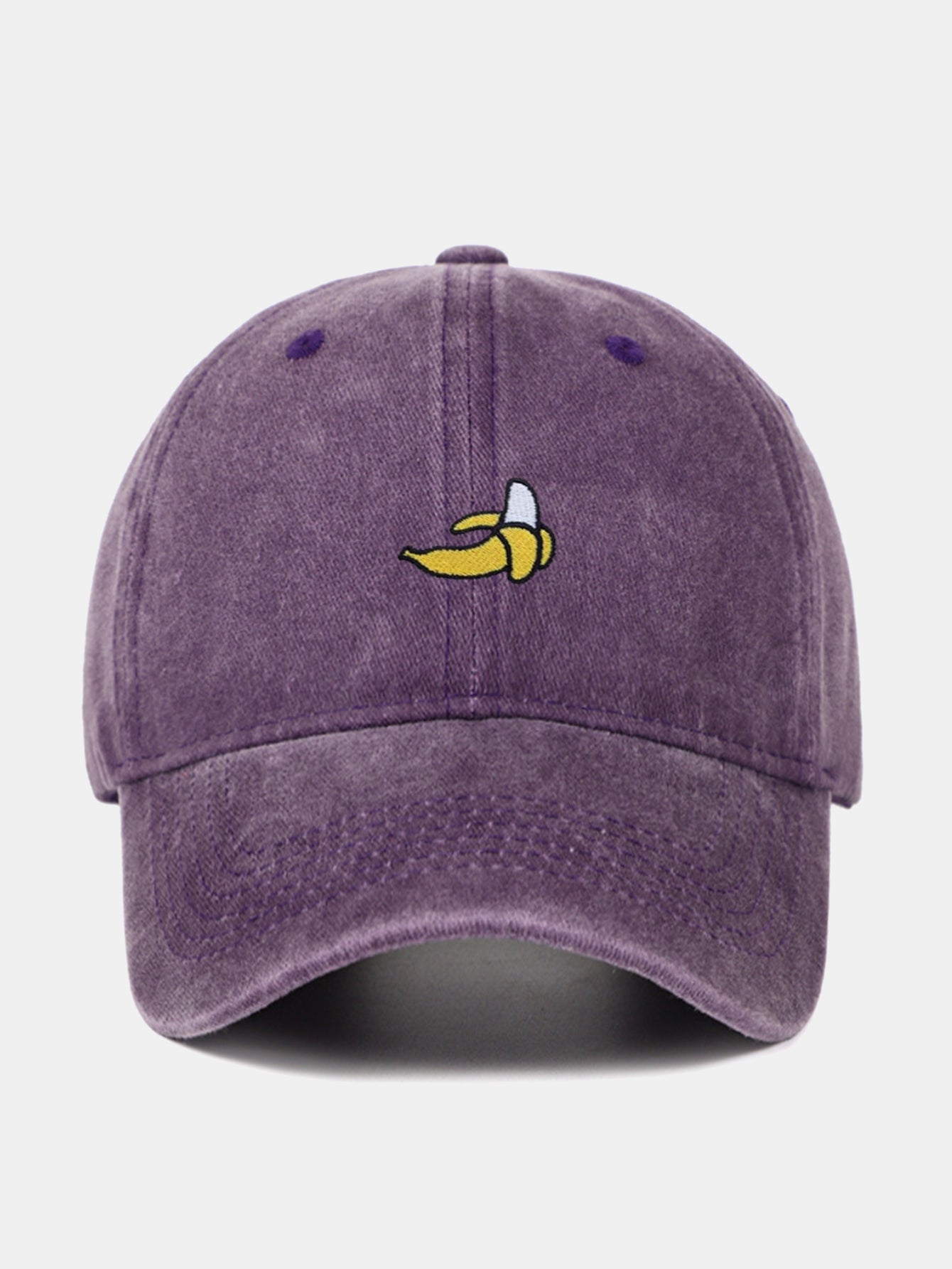 Banana-Embroidered Baseball Cap