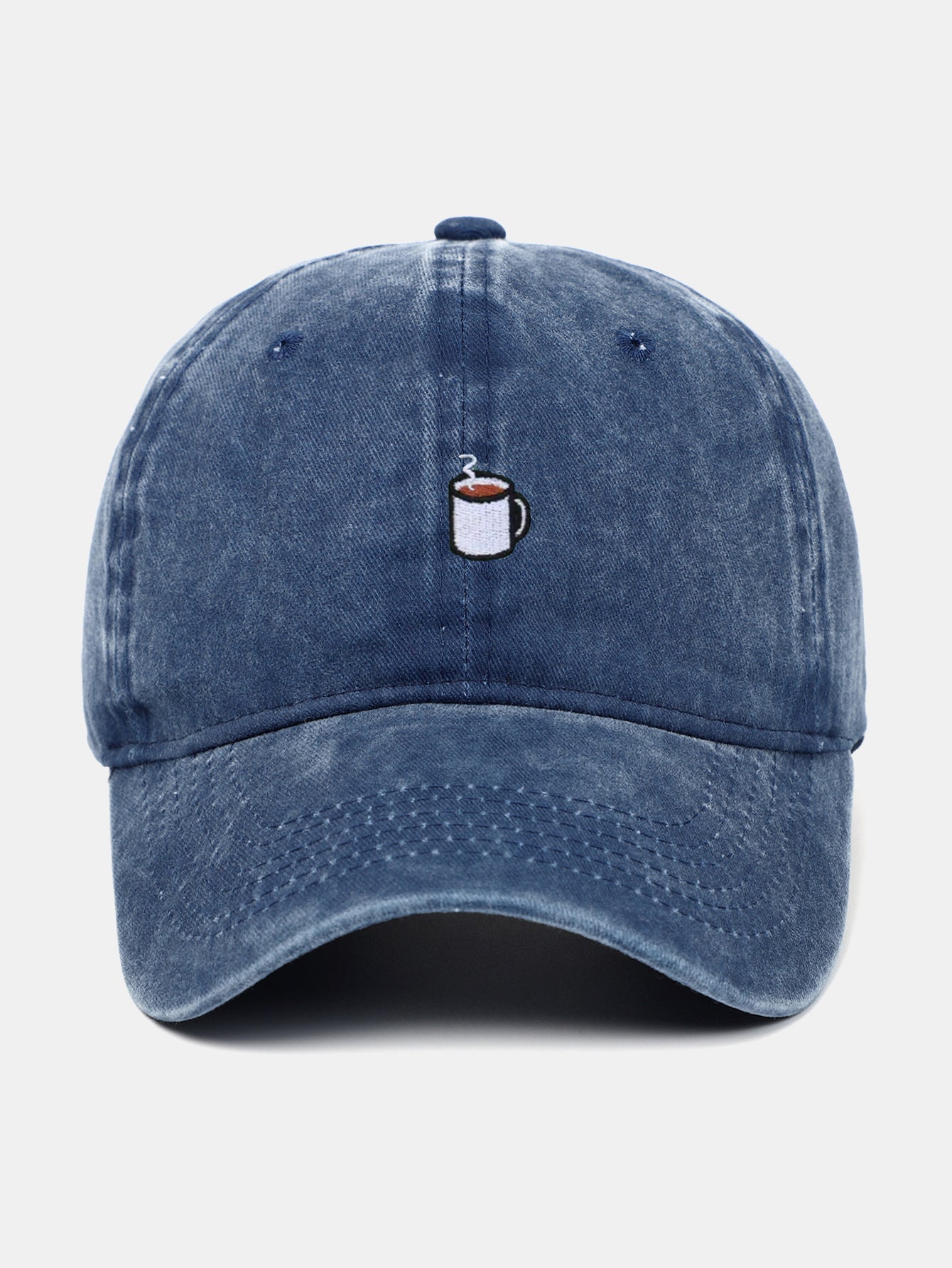 Coffee Brown Embroidered Baseball Cap