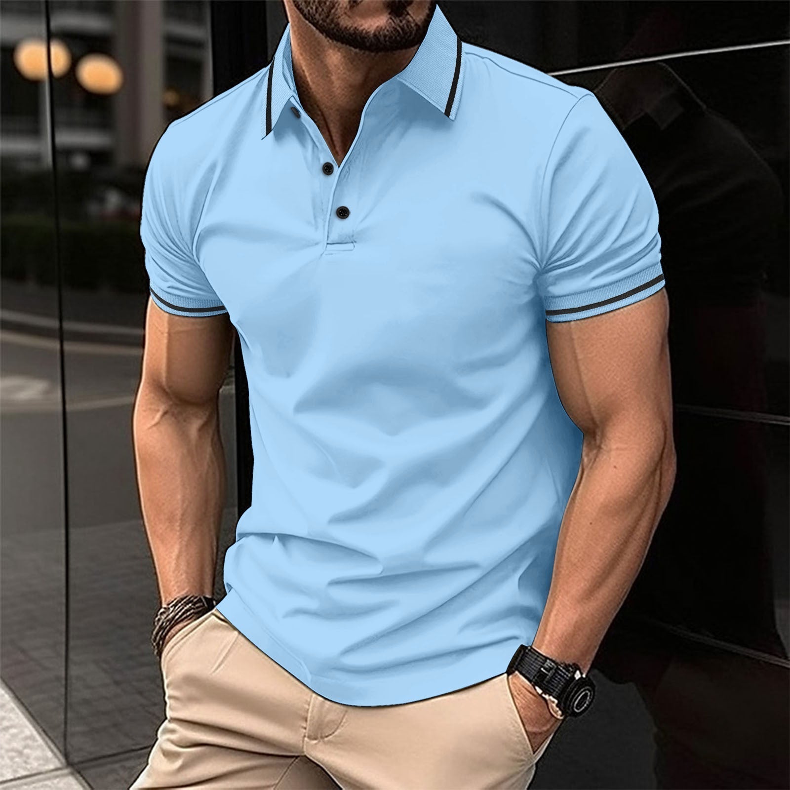 Kensley | Tailored Fit Lightweight Polo