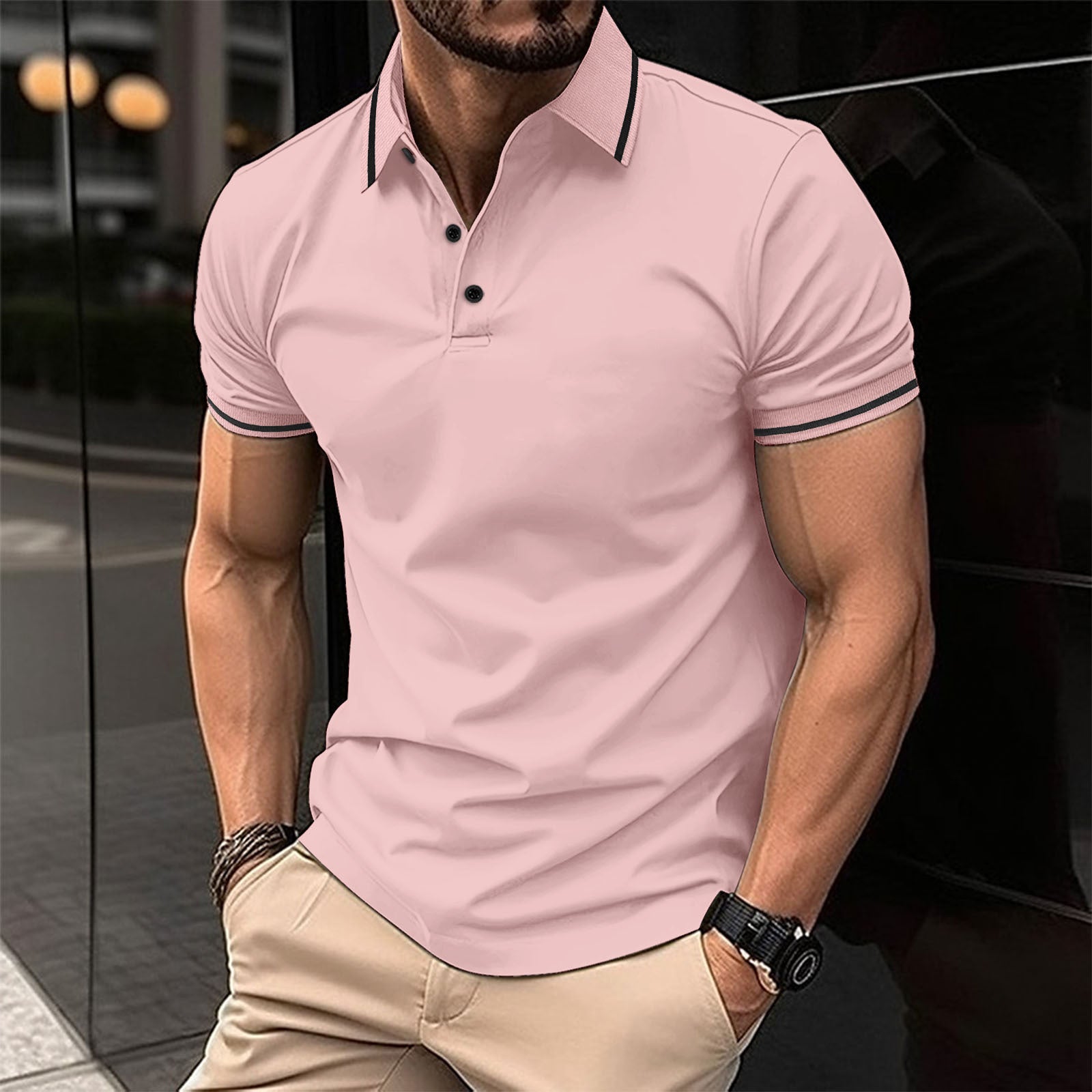 Kensley | Tailored Fit Lightweight Polo