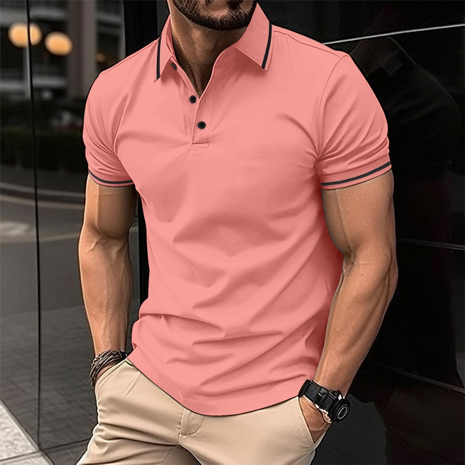 Kensley | Tailored Fit Lightweight Polo