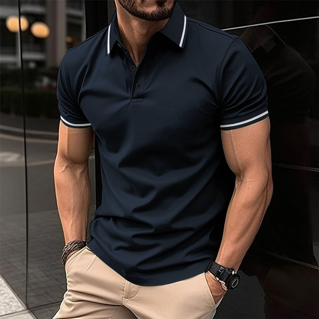 Kensley | Tailored Fit Lightweight Polo