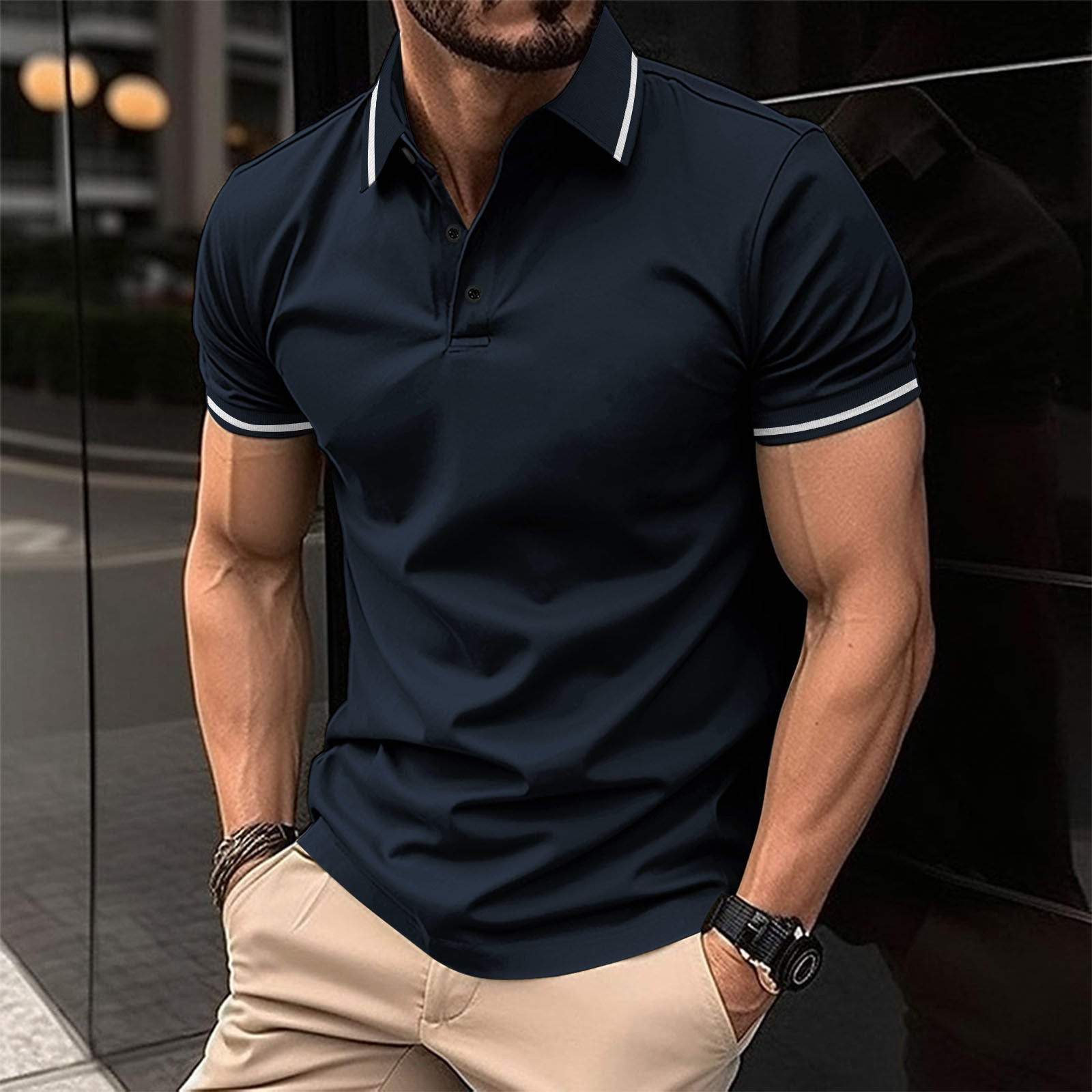 Kensley | Tailored Fit Lightweight Polo