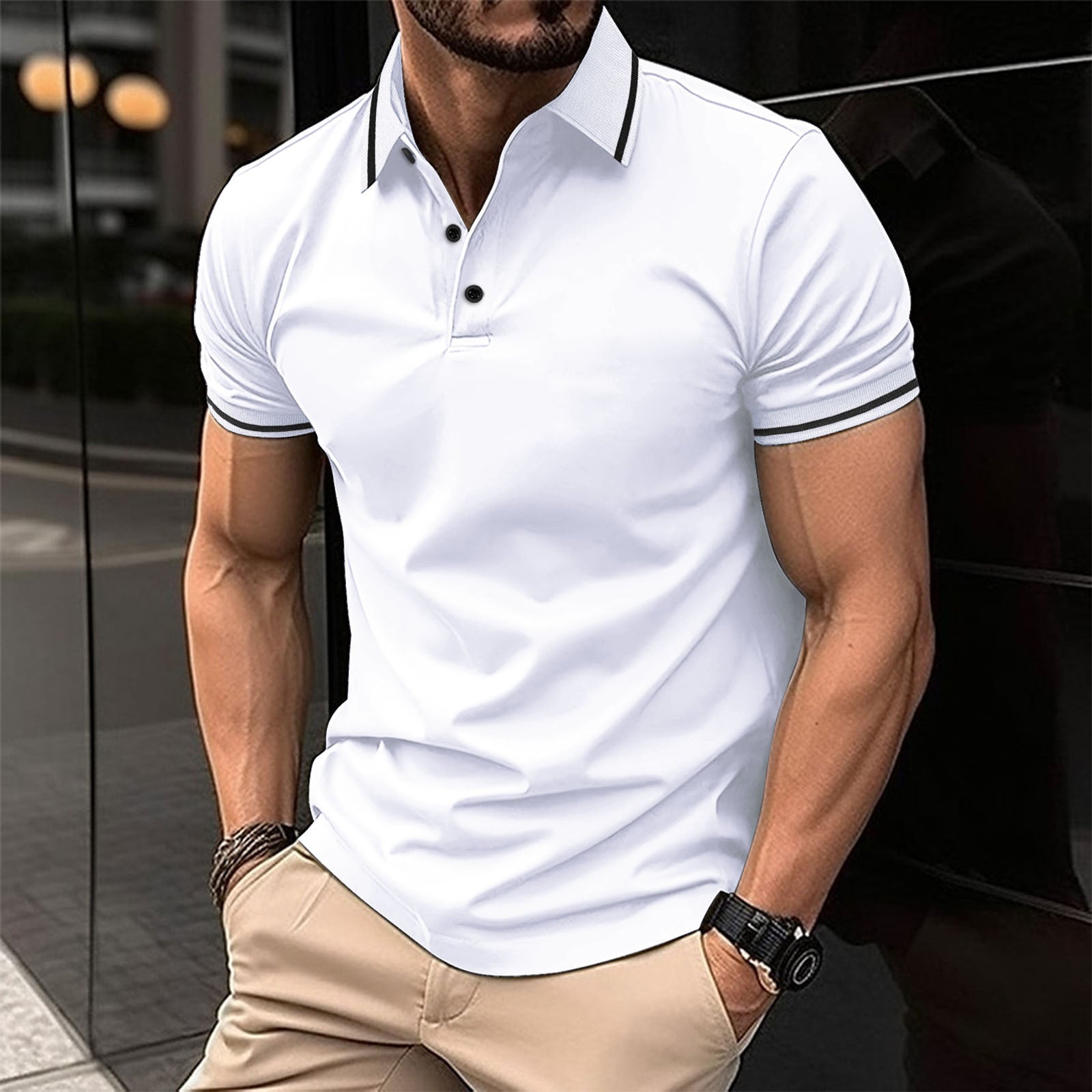 Kensley | Tailored Fit Lightweight Polo