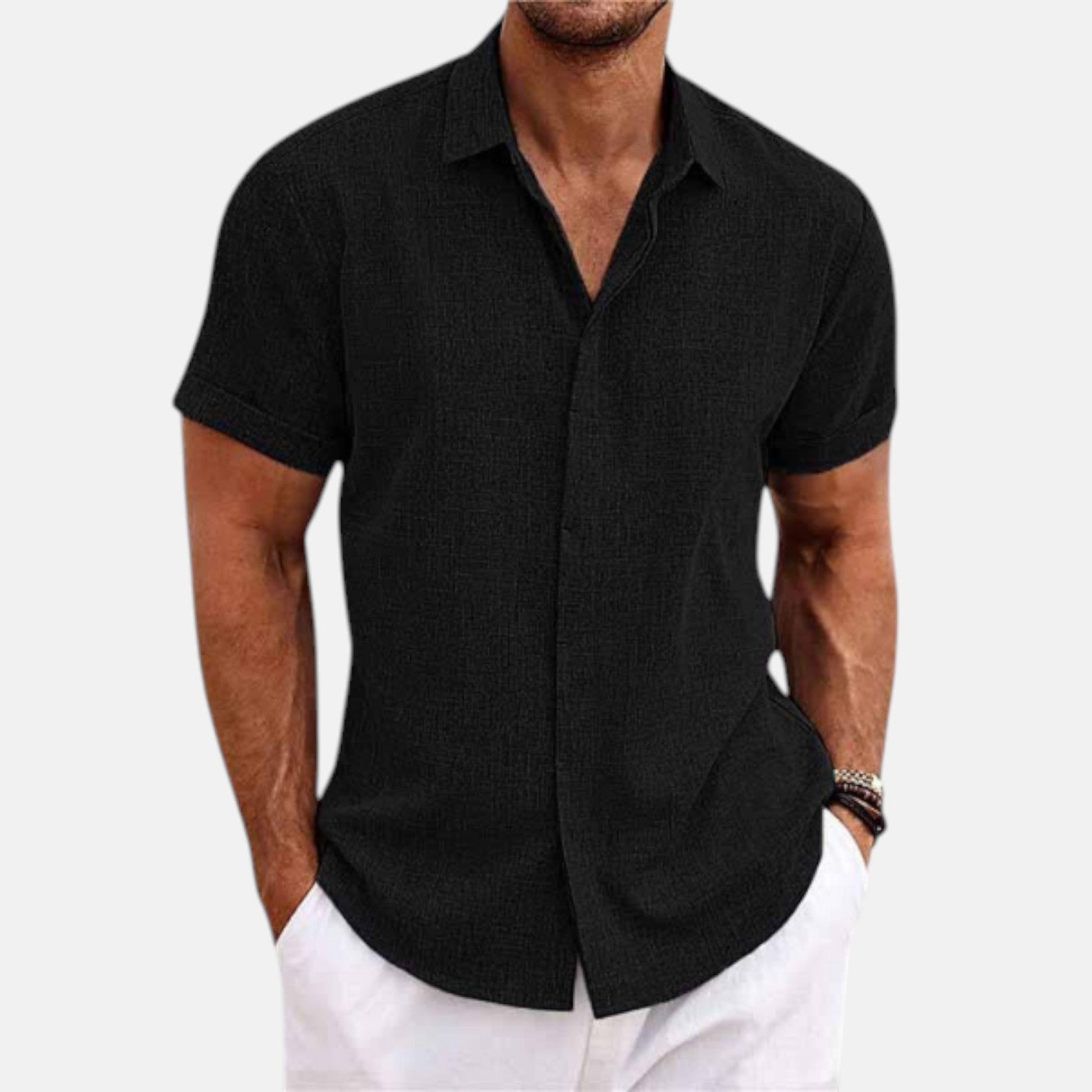 Aleandro™ | Classic Linen Shirt