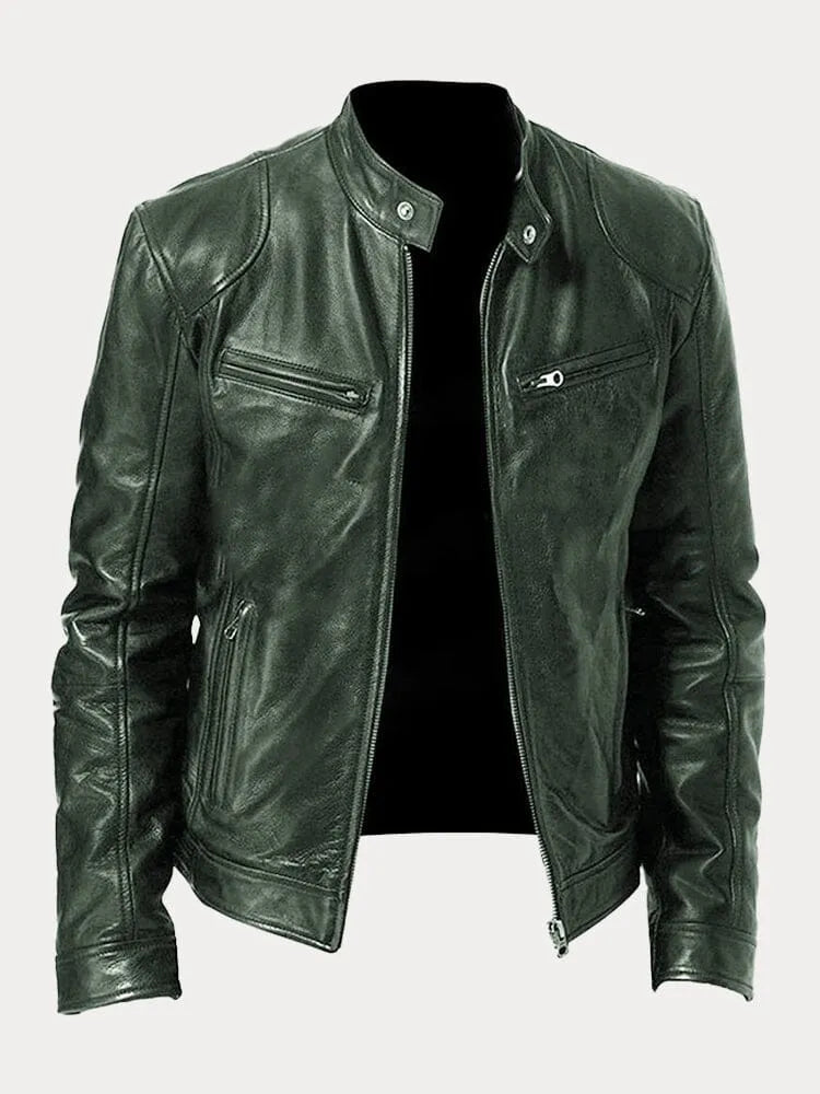 Lenoir™ | Casual leather jacket