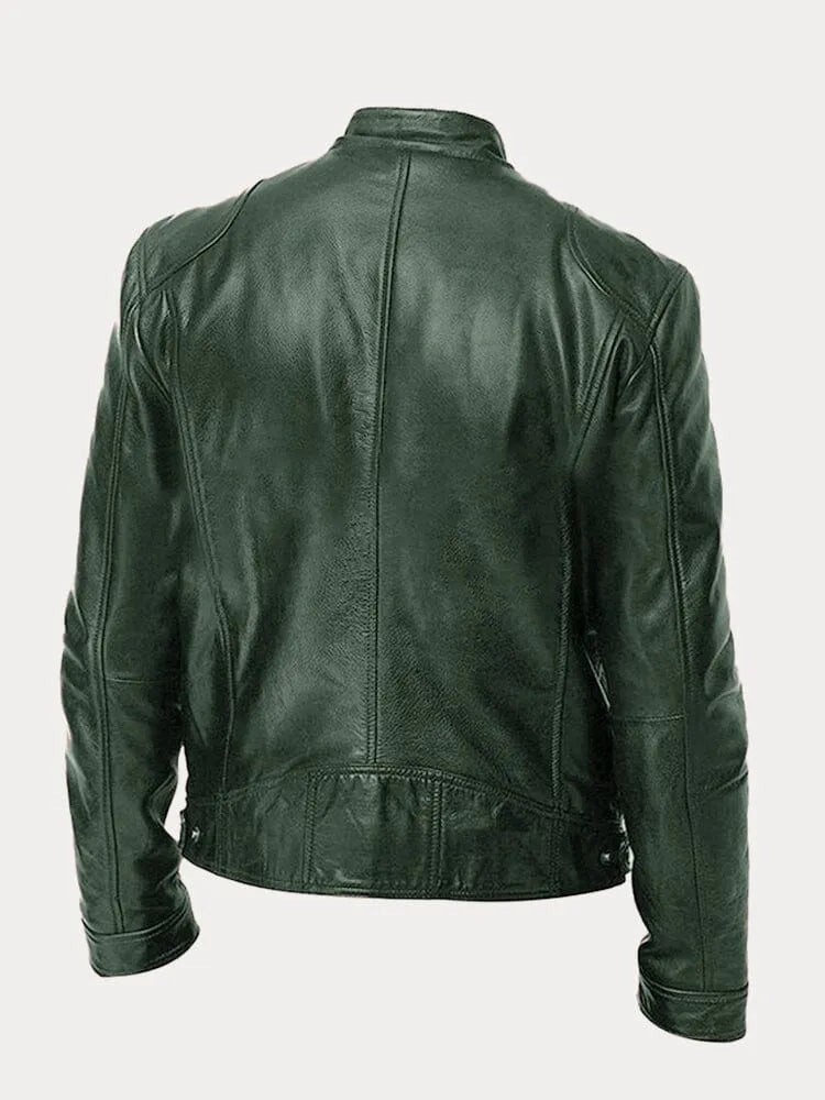 Lenoir™ | Casual leather jacket
