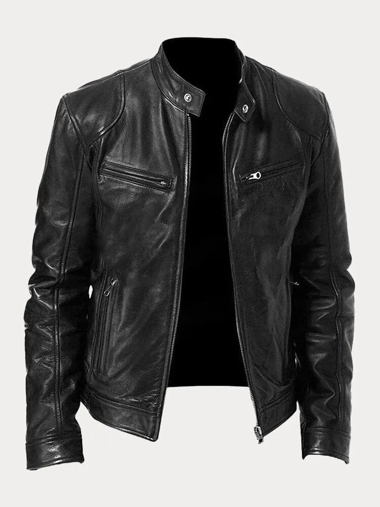Lenoir™ | Casual leather jacket