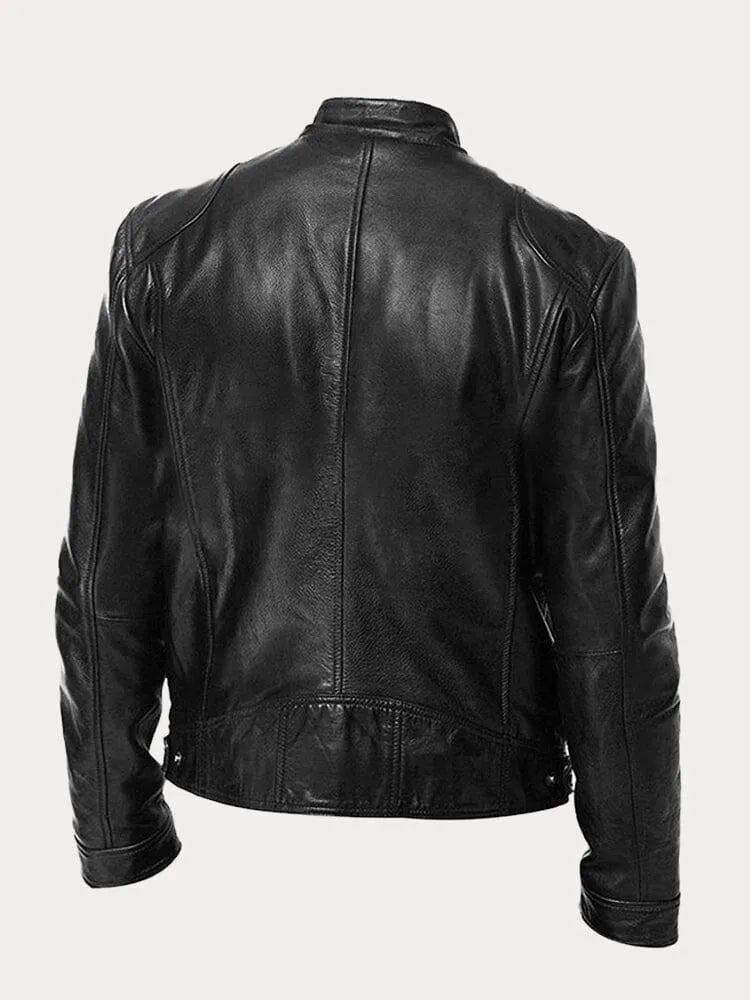 Lenoir™ | Casual leather jacket