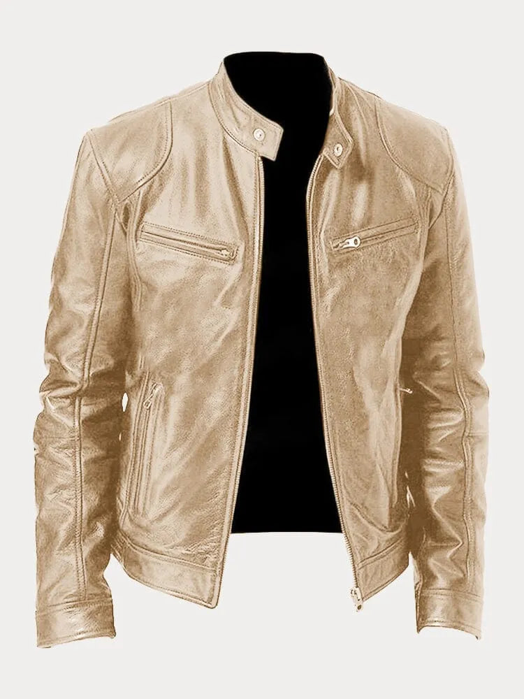 Lenoir™ | Casual leather jacket