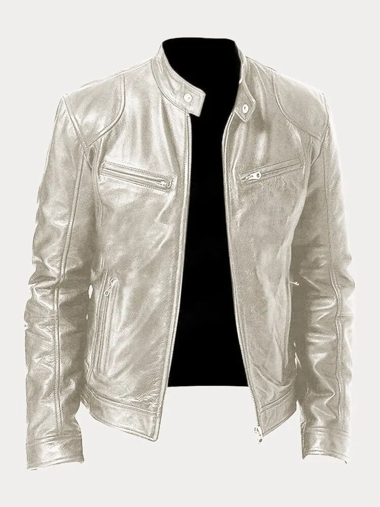 Lenoir™ | Casual leather jacket